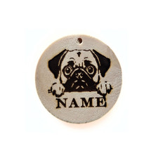 Personalised Round Keyring