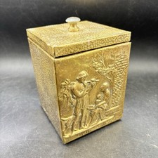 Tea Caddy Wooden Tin Lined