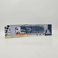 ITALERI Mercedes Actros racing team Trailer w/steel bars  Diecast 1:87 42001