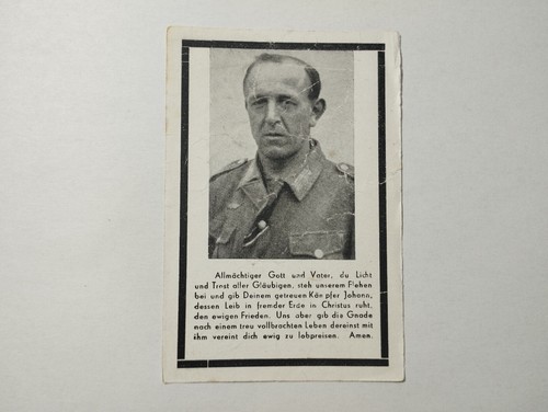 Ww2 german death - card,