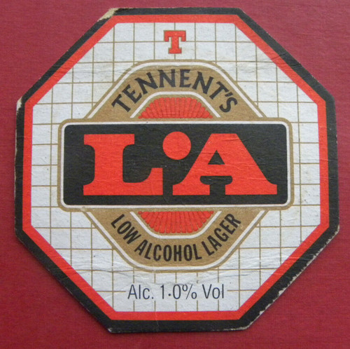 Tennents beer mat - tennents,