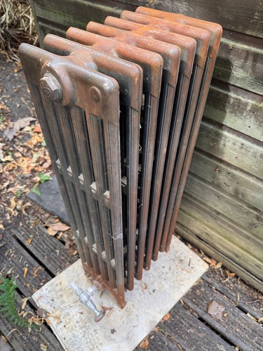 Vintage cast iron radiator