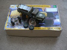 Zvezda 1/35 scale Ural-4320 Russian Army Truck - #3654,built,box,spares,a/f.....
