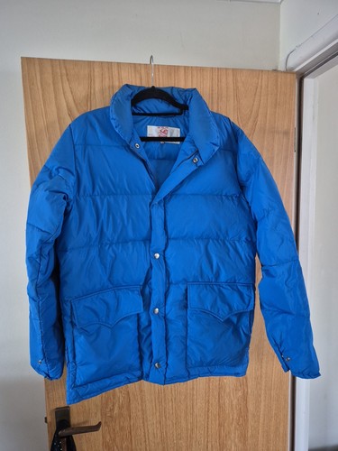 Ladies blue padded goose down - ladies,