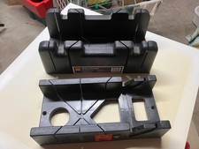 2x mitre saw boxes Minotaur B&Q