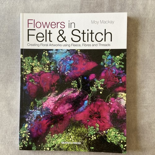 Flowers felt stitch by - felt,