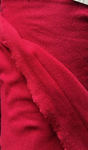 Heavy italian red wool - ,