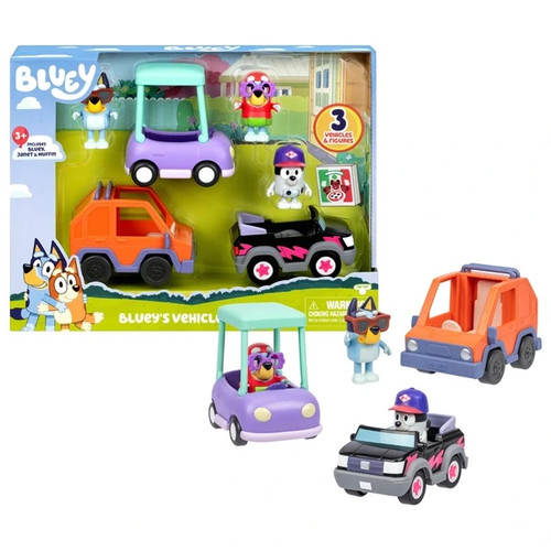 Bluey vehicles bundle pack - bluey,
