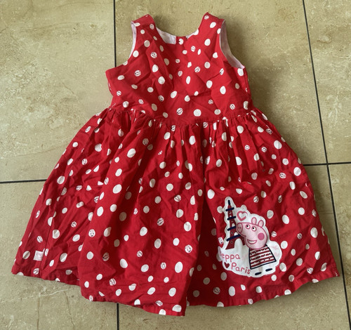 Peppa pig girls red - peppa, red/white
