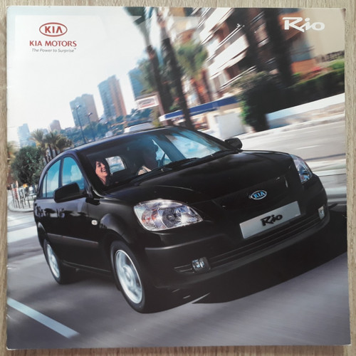 Kia rio range brochure 2009 - kia,