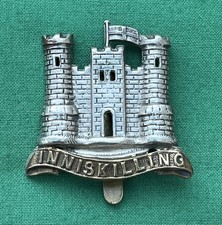 WW1 The 6th (Inniskilling) Dragoons 100% Genuine British Army Military Cap Badge