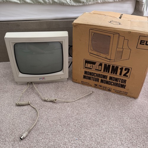 Amstrad mm12 monitor fully - amstrad,