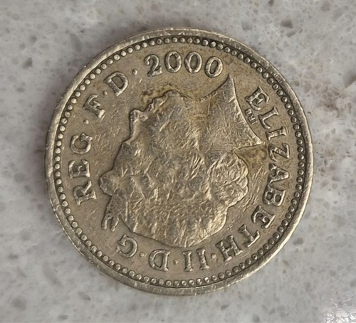 Coin welsh dragon old - welsh,