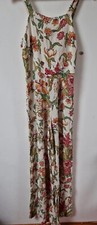 Zara Floral Playsuit Jumpsuit All In One Size 8 S