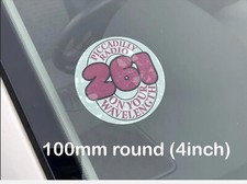 Piccadilly 261 Radio Station Vintage Car Window Sticker 60s 70s 80s 90s Classic