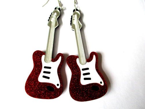 Sparkle red glitter electric - red,