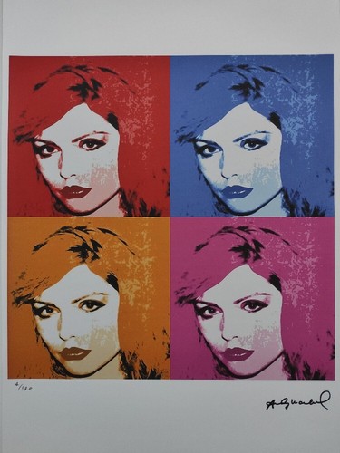 Andy warhol signed lithograph - signed,