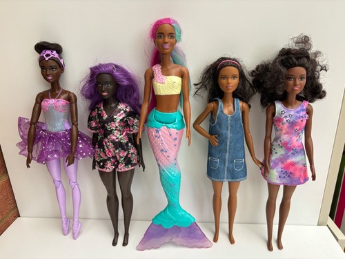 Barbie black african fashion - black,
