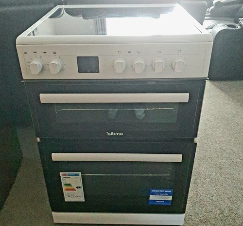 White altimo electric cooker - white,