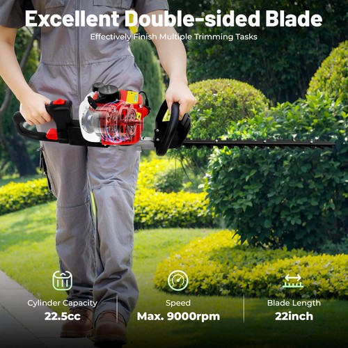 Double edged hedge trimmer - hedge,