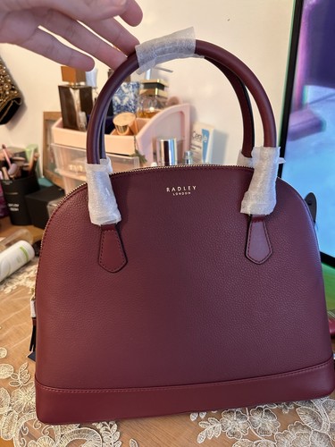 Radley london handbag burgundy - radley,