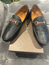 Gucci Mens Black Leather