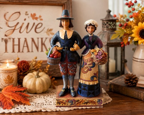 Jim shore pilgrims proud - jim,