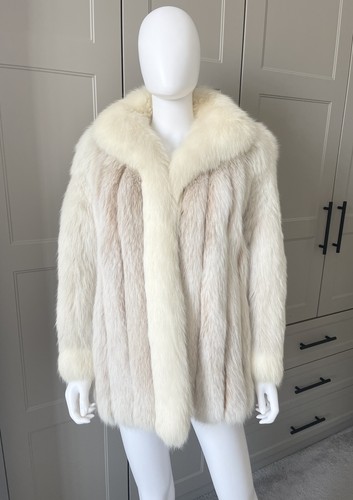 Natural real blush fox fur - fox,