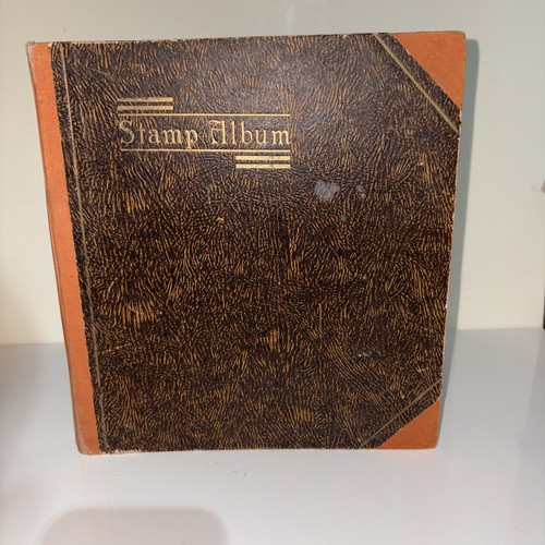 Vintage stamp album featuring - vintage,