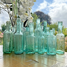Old Fashioned Glass Bottles Antique Wedding Tables  Home Décor x 20