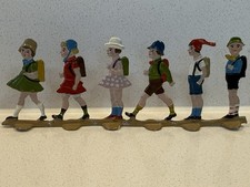 Hand Painted Die Cast Row Of