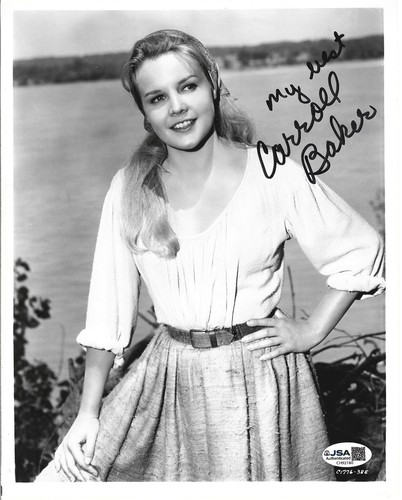 Carroll baker signed 1962 - carroll,