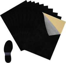10 Pcs Stick-on Faux Suede