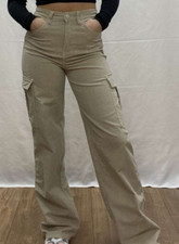 Ladies LTS Stone Cord Wide Leg