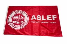 BRAND NEW ASLEF Flag 5ft By