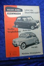 Roller Mobile Small Car 1/60 Fiat 600 Austin Seven 850 Lloyd 400