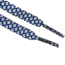 Ropes Laces Classic Flats Shoe Laces in Navy and White