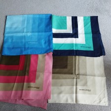 4 vintage Italian scarfs