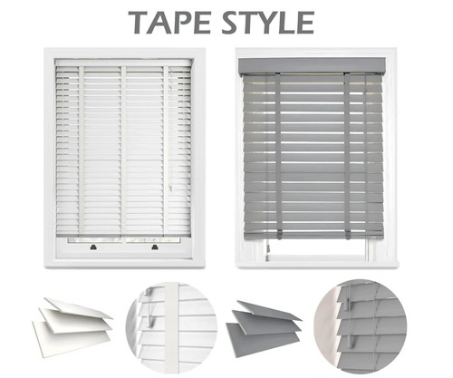 Faux wood venetian blinds - faux,