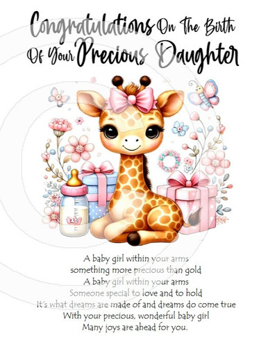 Congratulations the birth - congratulations,