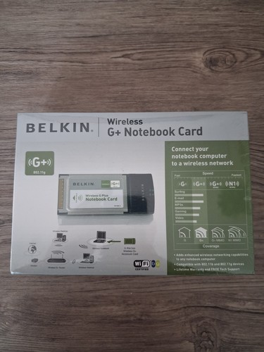 Belkin wireless notebook - g+,