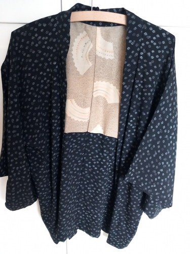 Japanese vintage silk haori - japanese,