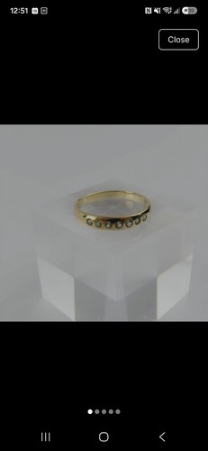 9ct gold alexandrite ring - 9ct,