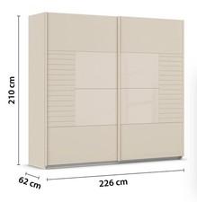 Large Navarro Neutral Tone Wardrobe in Excellent Condition for Local Pickup