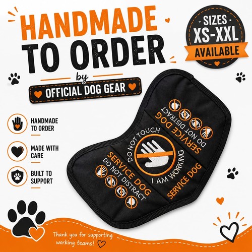 Assistance service dog black - service,