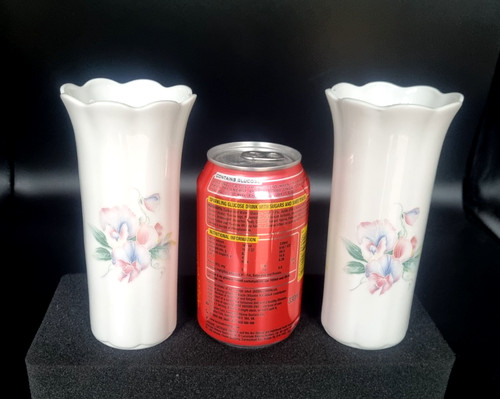Pair mayfair vases by - ,