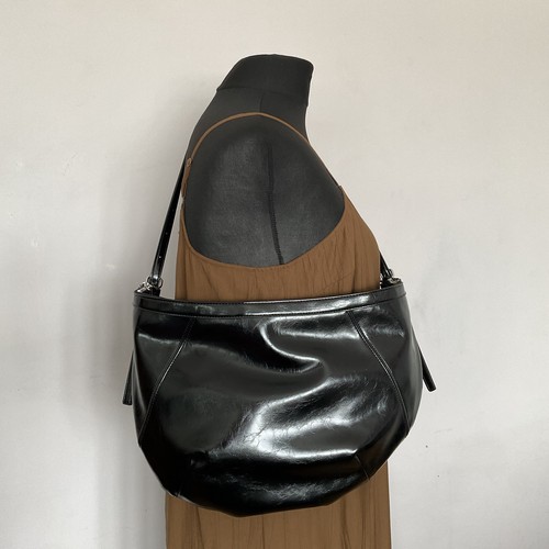 New black faux leather - black,