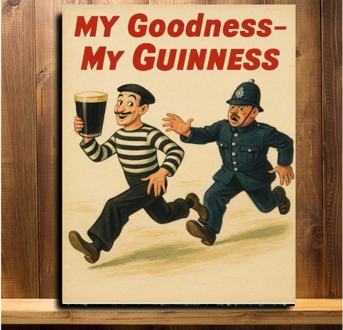 Guinness metal signs
