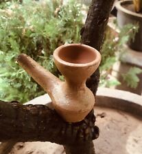 1 PC Handmade Clay Chilam Chillam Chillum Smoking Pipe Terracotta Cigar Hookah