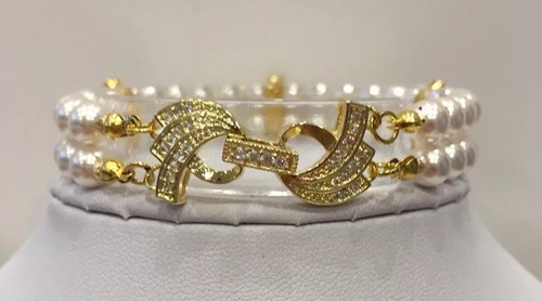 Bridal bracelet made - made, two